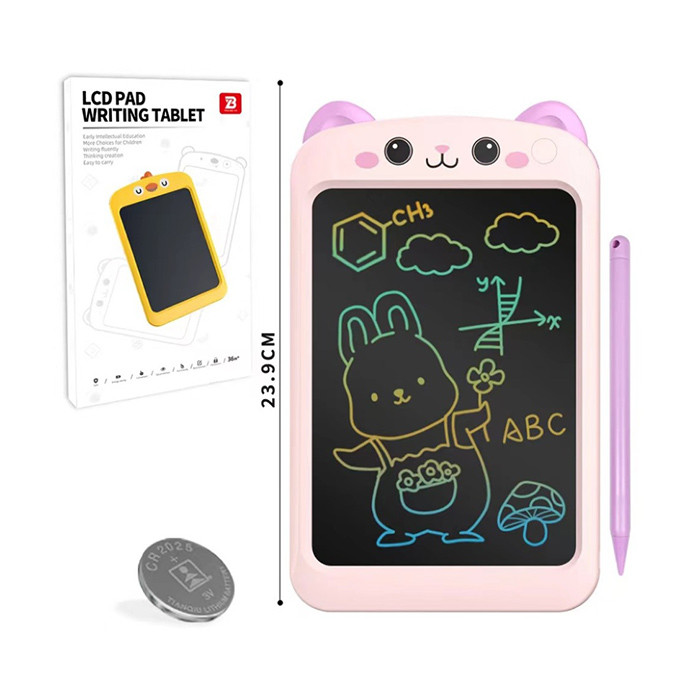 LCD планшет YBY321-5 (60шт) для малювання, 8,5 дюймів, кольоровий, бат.(таб.), в кор-ці, 15-24,5-1,5см, фото 1