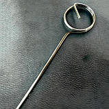 Голки RESTEQ з нержавійки 50 шт, голки для цінників 6 см Ø1.2 мм з кільцем, тримач цінника для продуктів, фото 7