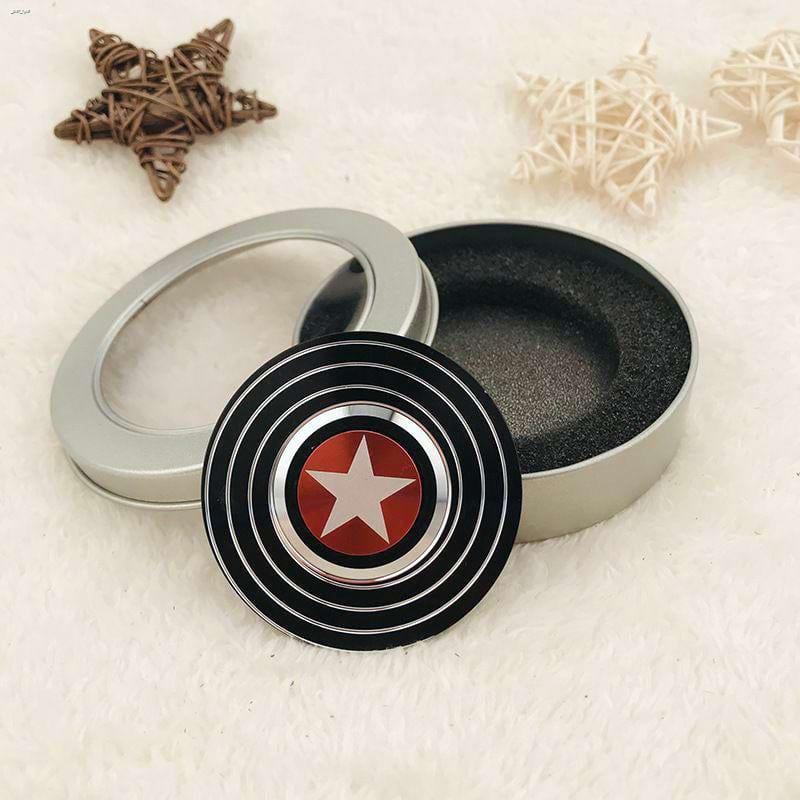 Спінер Marvel Щит Капітана Америки - Spinner Black Shield (AS-186905)