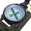 Компас туристичний із лінійкою та лінзою (Ударостійкий корпус) DC45-2B, фото 4