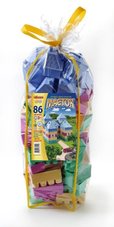 Конструктор МАЄТОК (86 дет.) пастельний, фото 1