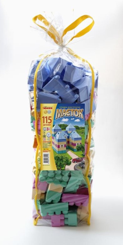 Конструктор МАЄТОК (115 дет.) пастельний, фото 1