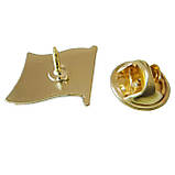 Прапор України RESTEQ значок патріотичний пін для одягу рюкзака або сумки стильний аксесуар, фото 2