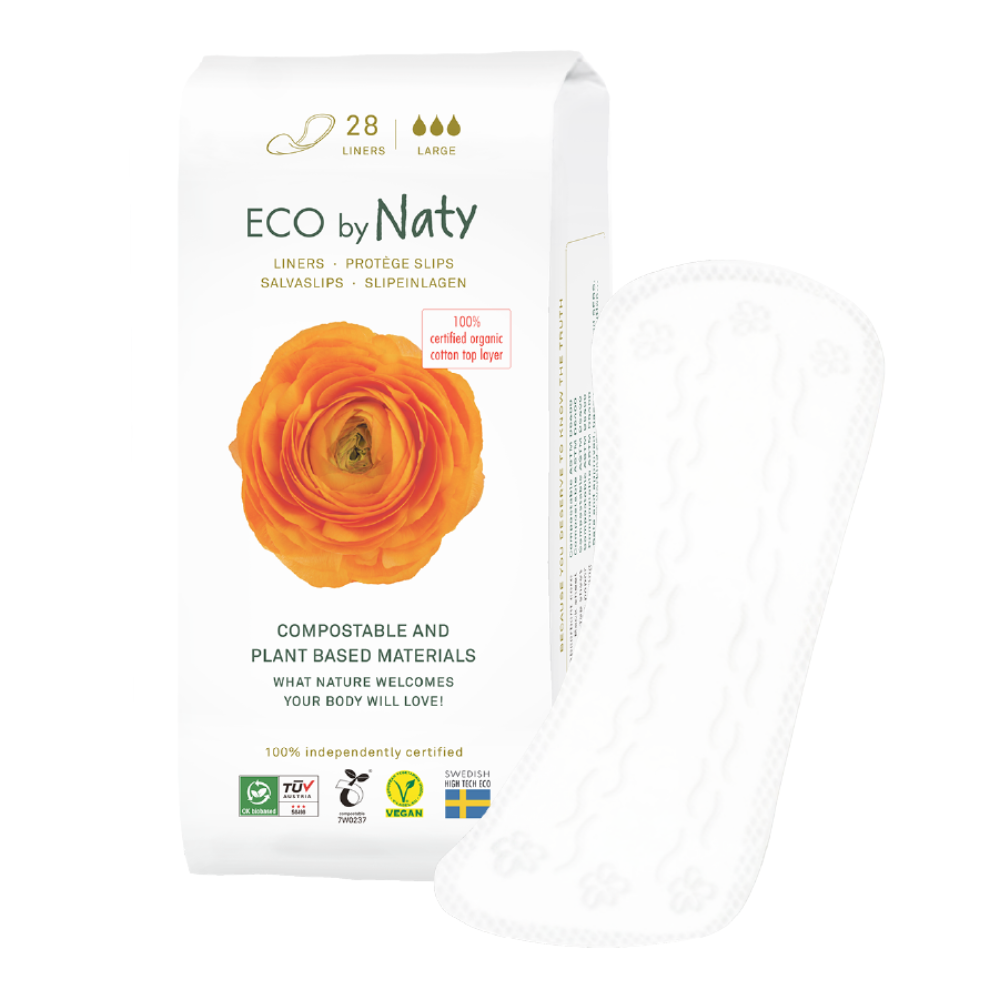 Органічні щоденні прокладки Eco by Naty Large 28 шт