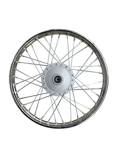 Передній спицьований диск R17 посилений для мопеда Delta, Alpha, Active, Sabur, фото 1