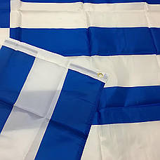 Прапор Греції RESTEQ 150×90 см, грецький прапор з поліестеру, Greek Flag для декору та заходів, фото 4