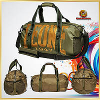 Спортивна сумка Leone DUFFEL BAG 30л зелена сумка через плече для тренувань Спортивна сумка для боксу