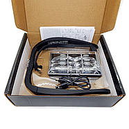 Окуляри-лупа збільшувальні з підсвічуванням LED, 4 лінзи (1.5X–5X), USB зарядкою для пайки та ремонту, фото 6