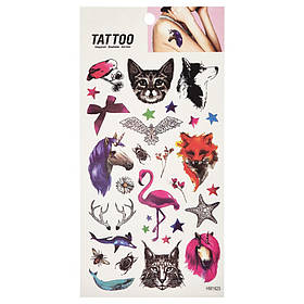 Тимчасове татуювання "Тварини та зірки Tattoo" Bambi 1020-HM1625, Toyman