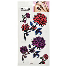 Тимчасове татуювання "Троянди Tattoo" Bambi 1020-HM340, Toyman