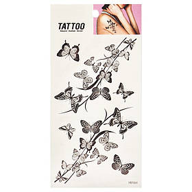Тимчасове татуювання "Метелики на гілці Tattoo" Bambi 1020-HM1644, Toyman