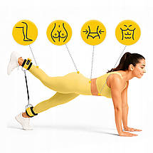 Манжети для тяги 4FIZJO Ankle Strap 2 шт 4FJ0414, фото 3