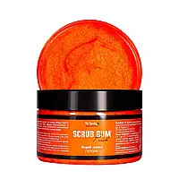 Парфумерний цукровий скраб-жовочка для тіла Персик Top Beauty 250 мл