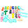 Повітряний пластилін 18 кольорів у відрі 7*14*9см, рожевий, фото 2
