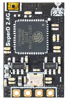 Приймач для коптера BetaFPV SuperD ELRS 868MHz ресивер для FPV дрону з двома антенами