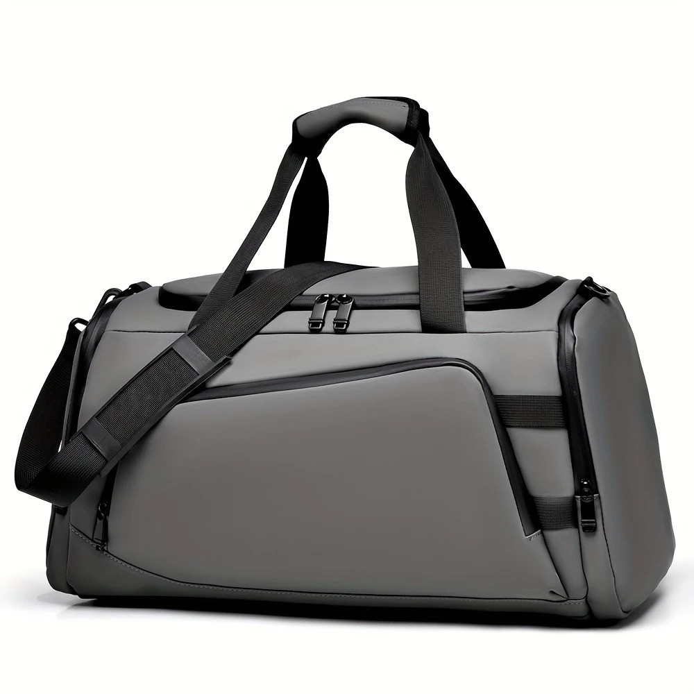 Спортивна сумка для тренувань з відсіком для взуття Sport Bag Grey, фото 1