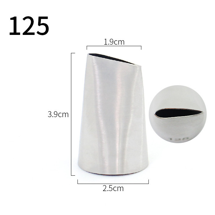 Насадка кондитерська метал. № 125 Безшовна