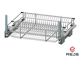 Сушарка для посуду Rejs Multi висувна хром 600 мм з дотягувачем