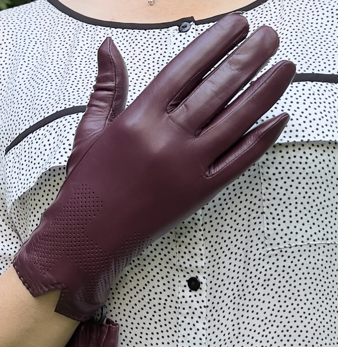 Теплі рукавички на вовняній підкладці, фото 1