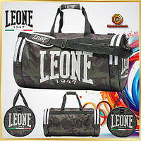 Спортивна сумка Leone 45л зелена сумка через плече для тренувань Спортивна сумка для боксу
