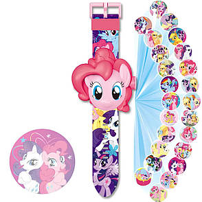 Дитячий наручний годинник з проектором Пінкі Пай RESTEQ - годинник з 24 видами зображень, проектор для дітей і малюків, фото 2