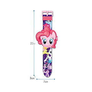 Дитячий наручний годинник з проектором Пінкі Пай RESTEQ - годинник з 24 видами зображень, проектор для дітей і малюків, фото 3