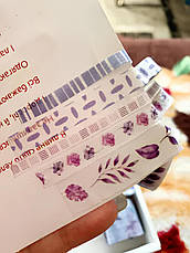 Набір декоративної клейкої стрічки для скрапбукінгу і декору RESTEQ 10 шт самоклейна паперова стрічка, фото 4