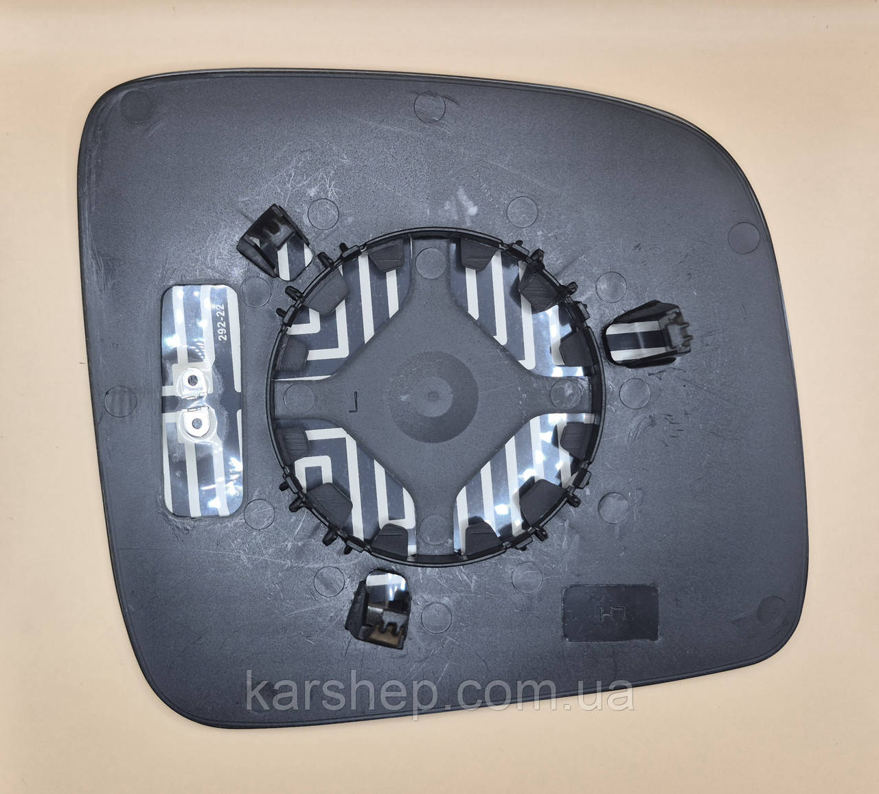 Дзеркальний елемент із підігрівом на ліве дзеркало на Transporter 5