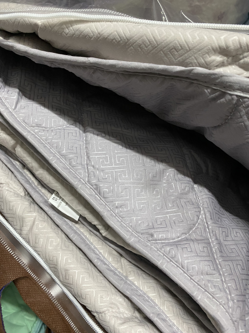 Ковдра ОДА літня Євро 200*215 см., Стьобана ковдра ODA наповнювач хлопок - Хлопкопон, фото 1