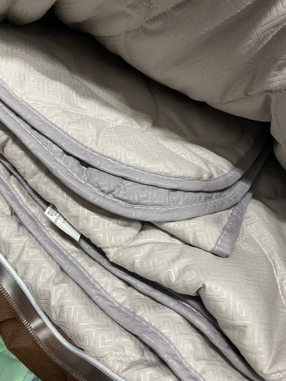 Ковдра літня двоспальна 175*215 см. Фабрична стьобана сертифікована ковдра ODA, фото 1