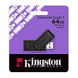 Flash Drive Kingston DTXS 64GB USB 3.2 Gen 1 DataTraveler Exodia S, фото 2