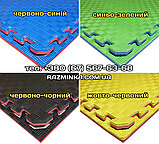 Мін. замовлення від 5 шт! Мат татамі 20мм, 100*100*2 см (1шт) Різні Кольори | килимок пазл, фото 3