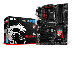 Материнська плата MSI H97 Gaming 3 LGA 1150 (H97 Gaming 3) Б/В