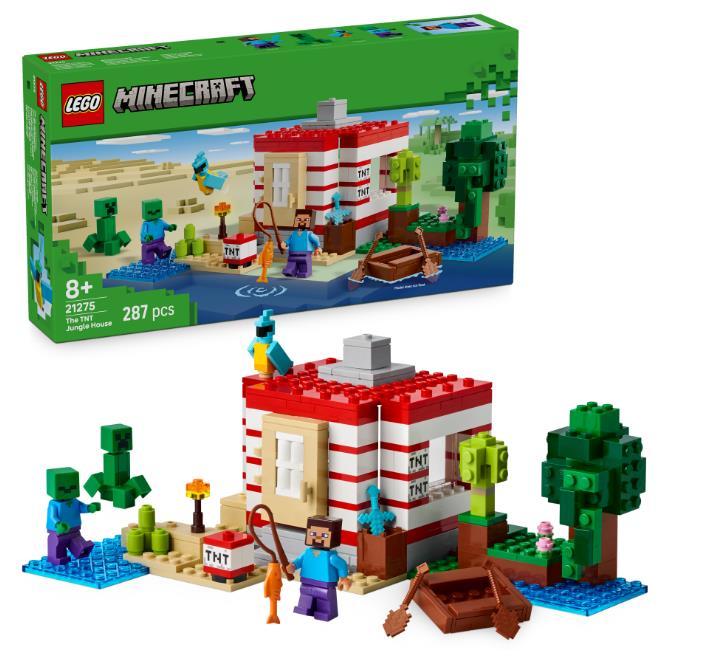LEGO Minecraft Будинок з вибухівки в джунглях [21275], фото 1