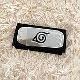 Пов'язка Наруто RESTEQ із символом Конохи - бандана Naruto 95 х 5 см, аксесуар для косплею та шанувальників аніме, фото 2