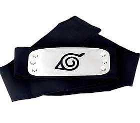 Пов'язка Наруто RESTEQ із символом Конохи - бандана Naruto 95 х 5 см, аксесуар для косплею та шанувальників аніме