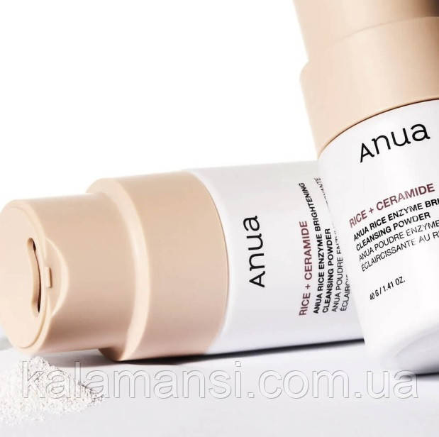 Ензимна пудра для сяйва шкіри з рисом Anua Rice Enzyme Brightening Cleansing Powder 40 г