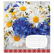 Зошит 24 арк. клітинка "Поліграфіст" / Квіти, фото 3