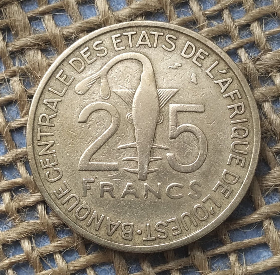 25 франкiв 1970 року. (ВСЕАО), фото 1