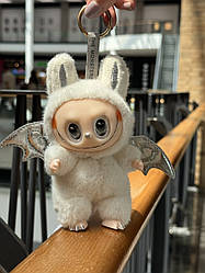 М'яка іграшка Лабубу ангел з крилами брелок колекційний Zimomo Angel The Monsters Labubu  MOKOKO, Popmart