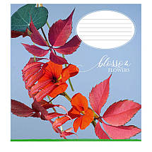 Зошит 36 аркушів клітинка "Поліграфіст" / Квітковий цвіт, фото 3