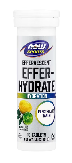 Now Effer-Hydrate 10 Effervescent Tablets