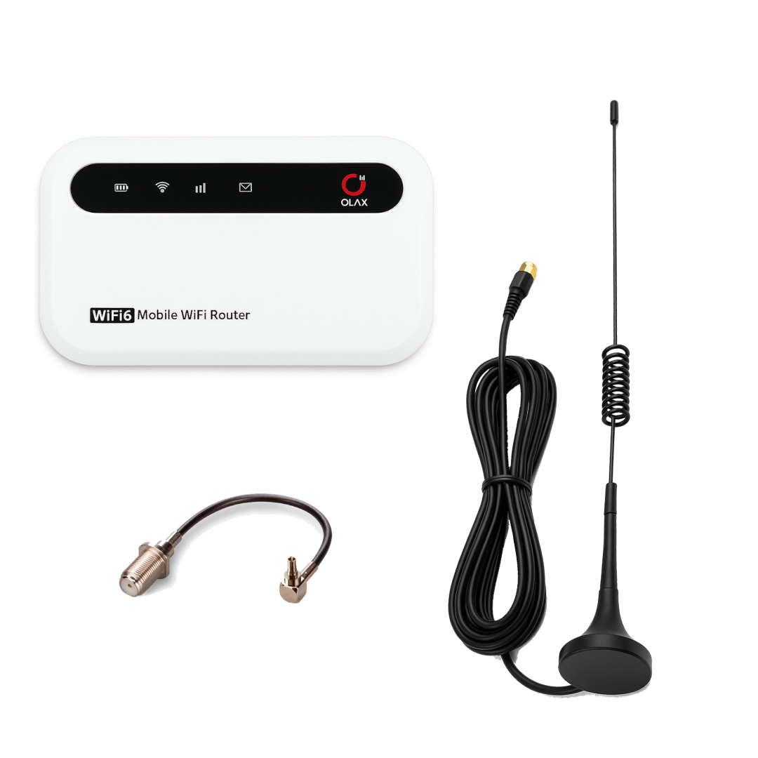 4G роутер Olax 985 + автомобільна антена 7 дБ – інтернет у авто