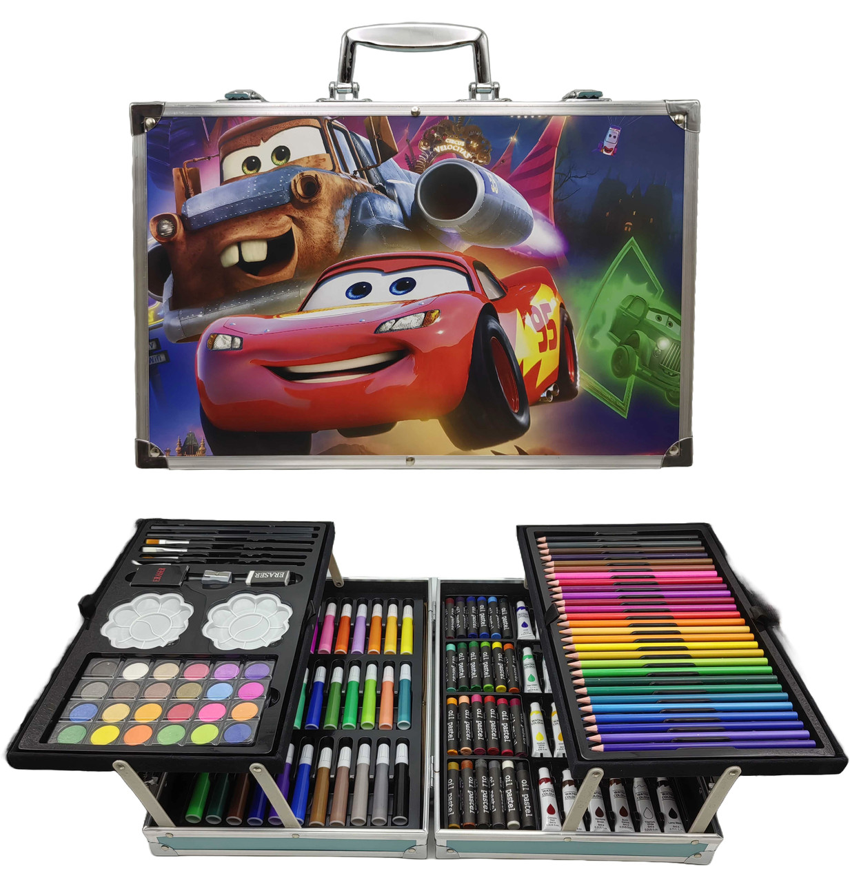 Набір для малювання 145 предметів Машина 35*25 см, фото 1