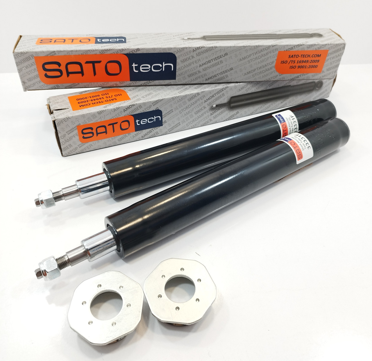 Амортизатор передня олива (к-т 2 шт.) Ланос, Сенс, Нексія SATOTech Великобританія, фото 1