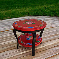 Столик червоний Енергія сходу декоративний