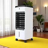 Мобільний кондиціонер Crownberg з контейнером на 4 л води кліматичний комплекс охолодження 4в1 зволожувач, фото 3