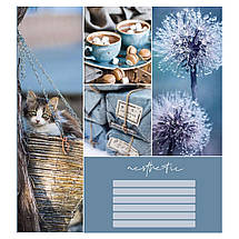 Зошит 24 аркуші клітинка "Поліграфіст" / Колаж, фото 3