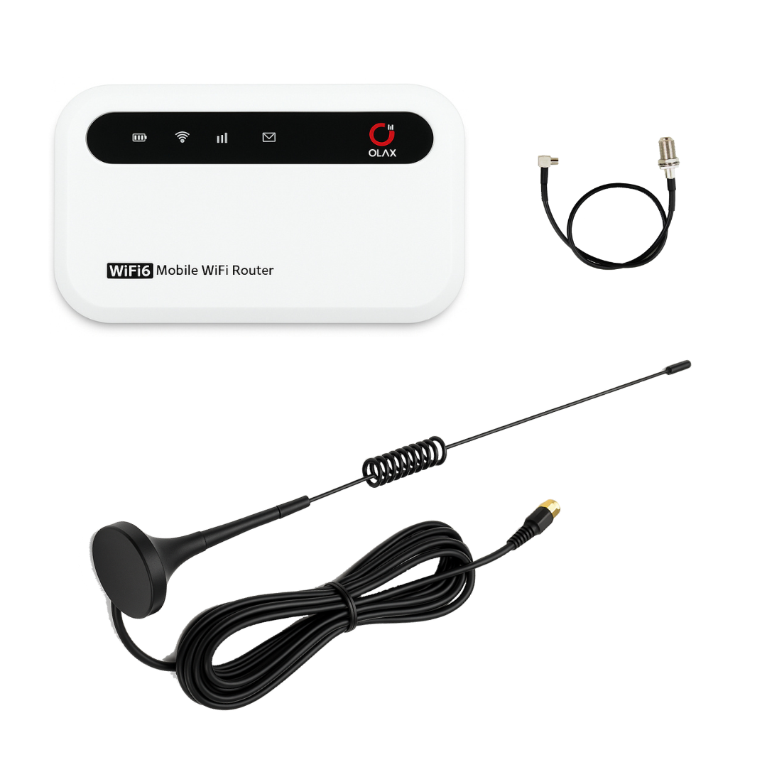 4G Комплект для авто: Wi-Fi роутер Olax 985 + антена LTE 7 дБ