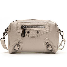 Сумка клатч жіноча шкіряна ALEX RAI 60072 pale grey